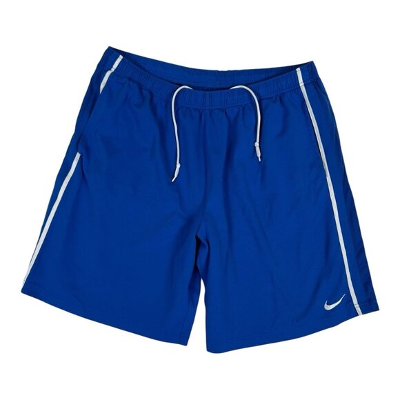 Nike Athletic Running Shorts Size XL Blue Y2K 9” Inseam Gym - Picture 1 of 10
